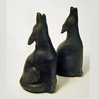 Coyote Bookends